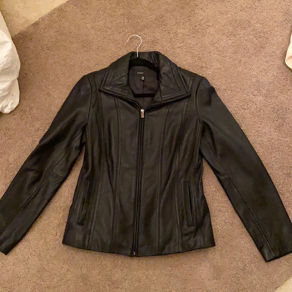 Avanti Black Genuine Leather Woman’s Jacket